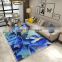 Household custom modern home decorative flannel carpets rugs living room