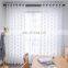 Sheer Burnout Window Scarf curtains for bedroom windows