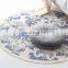 120x120cm Home Decor Magnificent Living Room Mat Cotton Thread Weaving Round Carpet