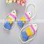 New interesting small lanyard fish shape sisal scratch resistant cat claw toy