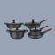 Non-stick Die Cast Aluminium Cookware Set with Induction Bottom