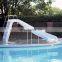 Outdoor Attractive Water Amusement Equipment Climbing Stainless Steel Swimming Pool Slide