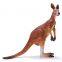 2021 Australian Animals 3.75 inch Red Kangaroo Realistic Wildlife PVC Stand Resin Action Figure Toys custom plastic toy figure