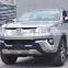 High quality car accessories front & rear bumper guard protector skid plate for 2016 toyota fortuner