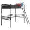 Factory Production Adult Metal Bunk Bed Black Twin Loft Bunk Bed