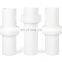 Nordic Creative Simple Hand Made Cylindrical Flower Arrangement Decoration Colorful White Ceramic Vase