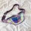 Super hot Belt Bum, Bag Waterproof Transparent portable Holographic Fanny Pack Laser Waist small jelly bag purses/