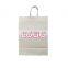 Made in China recycle and concice white handle shopping bag for clothes