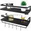 Decoration wall mounted storage shelves for kitchen floating shelves bathroom