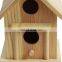 garden custom promotion gift finished classical wooden carved bird house