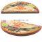 customized semicircle shape cosmetic empty palette packaging creative food palette