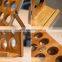 Coffee Pod Holder Coffee Capsule Organizer with 24 Pods Pack Storage Multiple Functions Usage Bamboo Cutting Board Holder