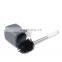 Silicone flex toilet brush with holder narrow plastic set toilet brush
