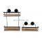Bamboo Spice Rack Organizer Rack Bathroom Corner Metal Rack Shelf