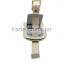 Genuine Nappa Leather Cream Color Baggage Tag Luggage Tag