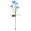 Solar Rose Flower Light Waterproof Garden Landscape Lamp Outdoor Home Decorative Flower Night Lights