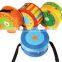 2015 christmas gift scottish musical instruments wooden drum kids wooden drum set toy drum head goat skin musical