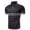 OEM service custom high quality navy French terry towelling polo shirt leisure holiday shirts for man