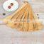 Wholesale Nordic Style Kitchen Utensils Flat Large Long Handle Nonstick Bamboo Spoon Spatula Set