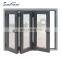 Superhouse Factory direct sales of high quality aluminium glass folding window bifold window