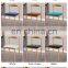 Nordic living room chairs metal plastic dining chairs leather restaurant hotel chairs DC111