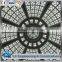 Steel space frame glass dome