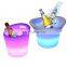 Nightclub Bars Restaurant Wine Cooler Box Champagne Wine Drinks Beer Bucket Portable Party Use Led Rechargeable Cooler