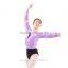 Cotton Spandex Long Sleeve Ballet Warm Up Dance Top