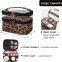 Double-Layer Cosmetic Bag Makeup Bag Travel Makeup Bag Makeup Bags For Lady(Leopard)