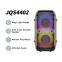 JQS4402 portable 25W power 2*4 inches subwoofer wireless OEM bluetooth speaker with colorful lights