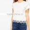 T-Shirt With Organza Hem T Shirt Wholesale China