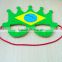 New design Halloween Brazil flag non woven face mask