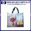 Top quality custom cotton coated pvc shopping bag