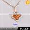 gemstone flower shape pedant OEM 925 silver pedant tree of life pendant