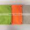 Osini custom colorful non-woven fabrics 3-Ring binder with mesh window cosmetic / pencil / zipper bag for girls & office