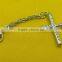 2015 New Arrive Metal Cross Shape with Rhinestone Charms For Dress -- ML5003