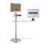 retractable stanchion with sign board