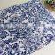 Chinese style blue and white porcelain imitation batik print cotton/linen cloth tablecloths curtain sofa fabric