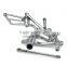 ARS-CBR600-10 Wholesale Silver CNC Billet Control Kit Rear Set Motorcycle Foot Rest For Honda CBR600RR 2007-2015