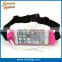 (#1 fitness belt) lycra touch screen money belt fanny pack custom logo Hiking Biking Pack for iphone samsung nokia huawei