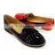 unique design low price latest design lady casual flat shoes