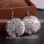 Hot Selling Fashion Matte Popular Elements Hollow Tree Stup Earrings