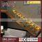 indoor glass railing solid wood straight stairs design