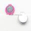Round Plastic Professional Compact Mirror Brush