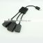 Factory price data cable micro usb 2.0 converter for mobile phone accesories