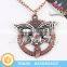 Vintage Gold Plated Alloy Animal Pendant Necklace for Sale