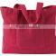 Authentic pigment large canvas tote bag