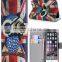 2015 new wholesale hot selling Leather wallet mobile phone case cover for Sony xperia M4 Aqua