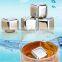 stainless steel ice cube for wine whiskey ice cube