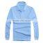 Bulk custom long sleeve blank plain dri fit polyester cotton polo shirts wholesale men's t shirt in stock